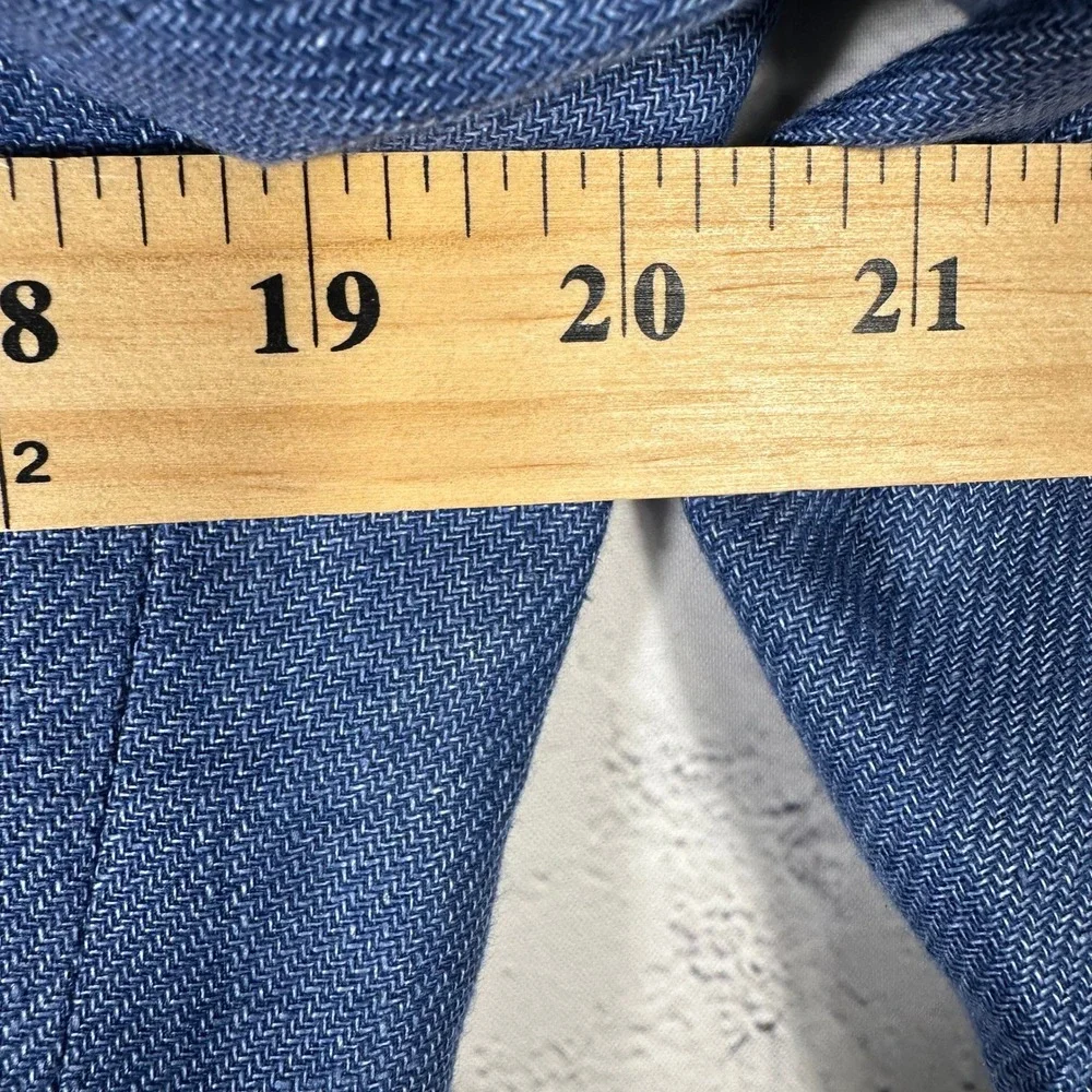 Rodd & Gunn Doyleston Jacket Mens XS Denim Blue Linen Cotton Blazer BP1214 NEW